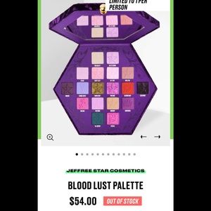 JEFFREE STAR BLOOD 🩸 LUST ARTISTRY PALETTE 🎨